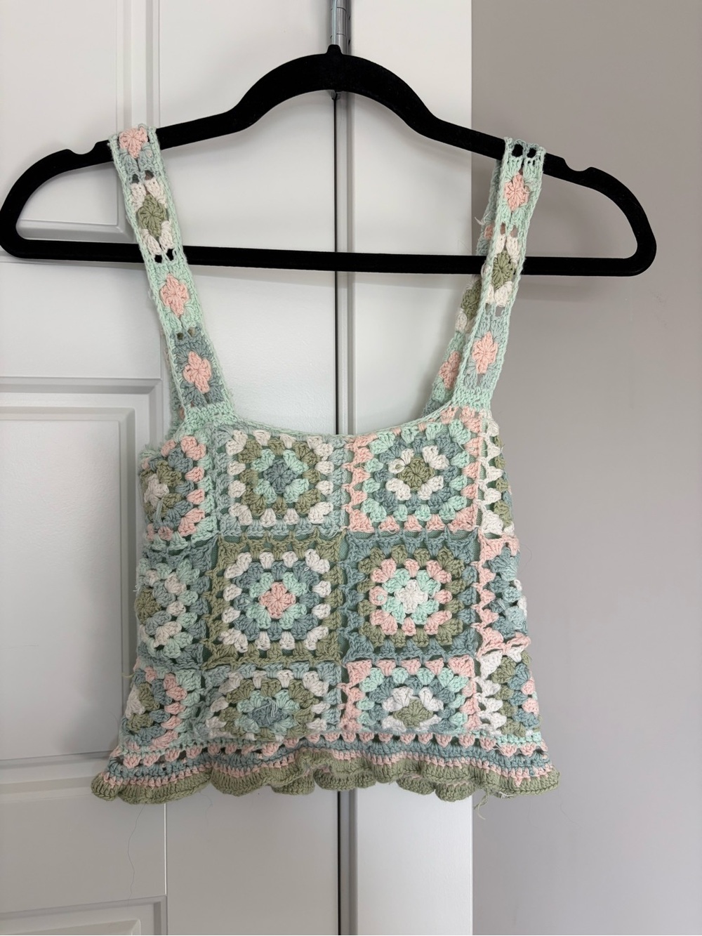 A&E Pastel Crochet Tank Top